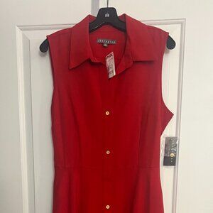 Red Sleeveless Dress